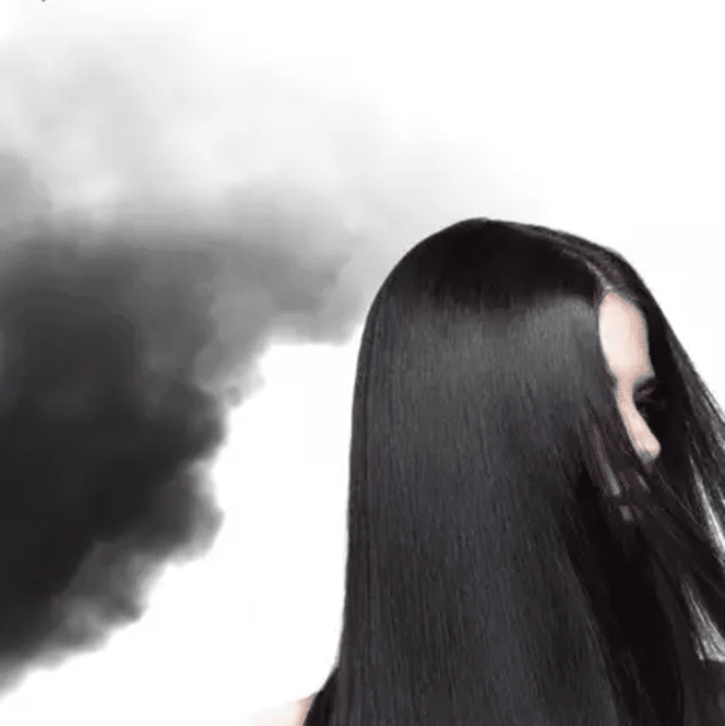 Pollution cheveux