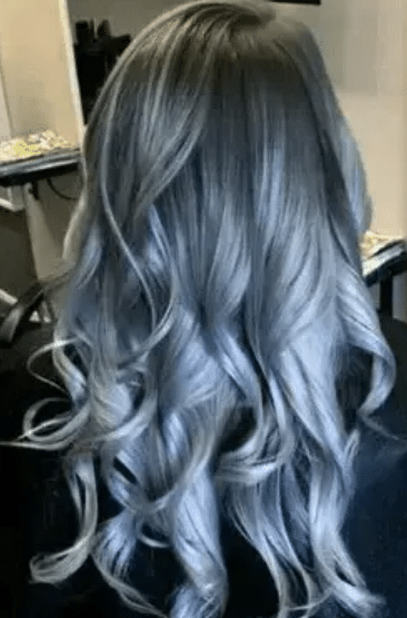 Décoloration cheveux gris foncés