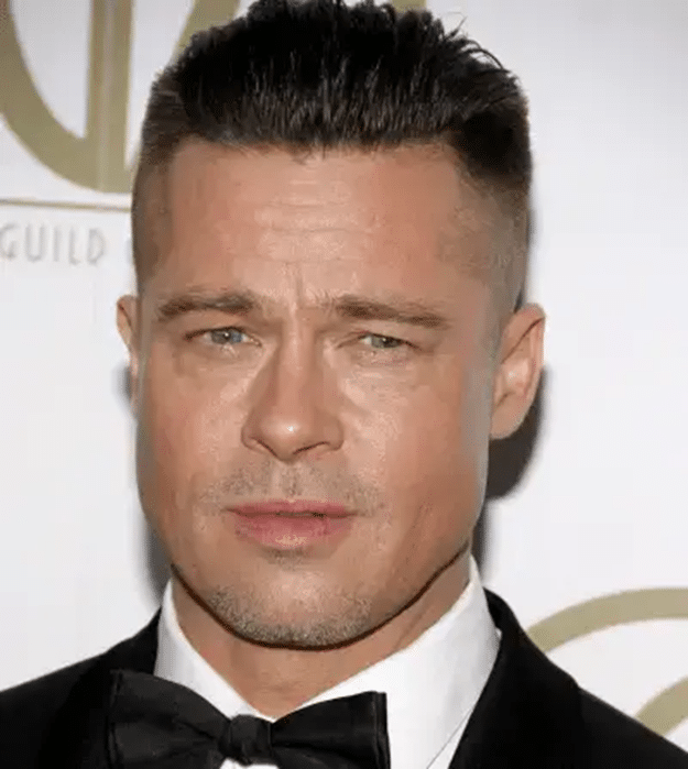 dégradé homme Brad Pitt