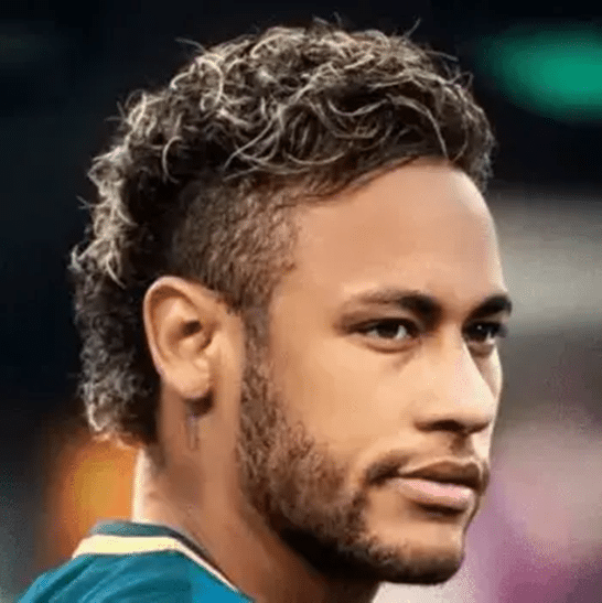 mèches blondes hommes sur Neymar