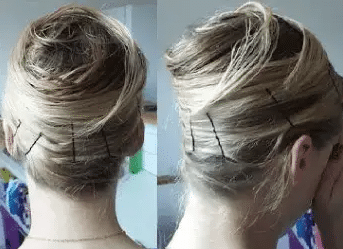 Exemple de wrap pour les cheveux