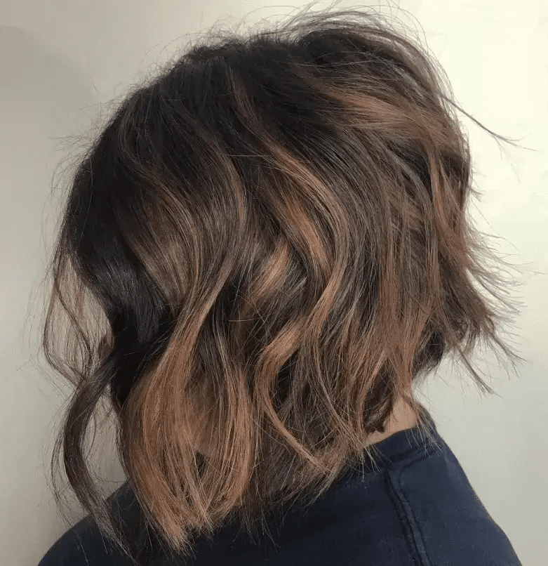 Exemple d'ondulation des cheveux