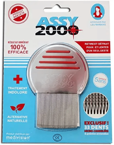Le meilleur peigne anti-poux électrique de chez Assy 2000