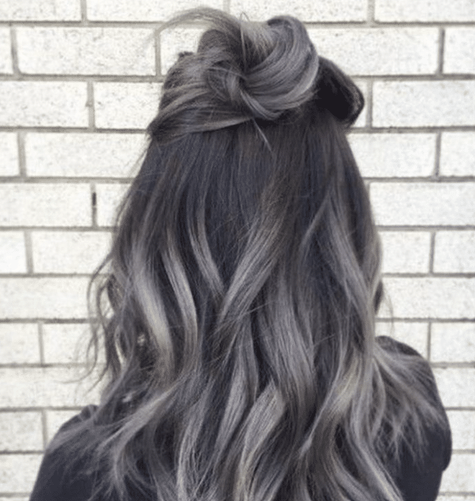 Inspiration de tie and dye gris