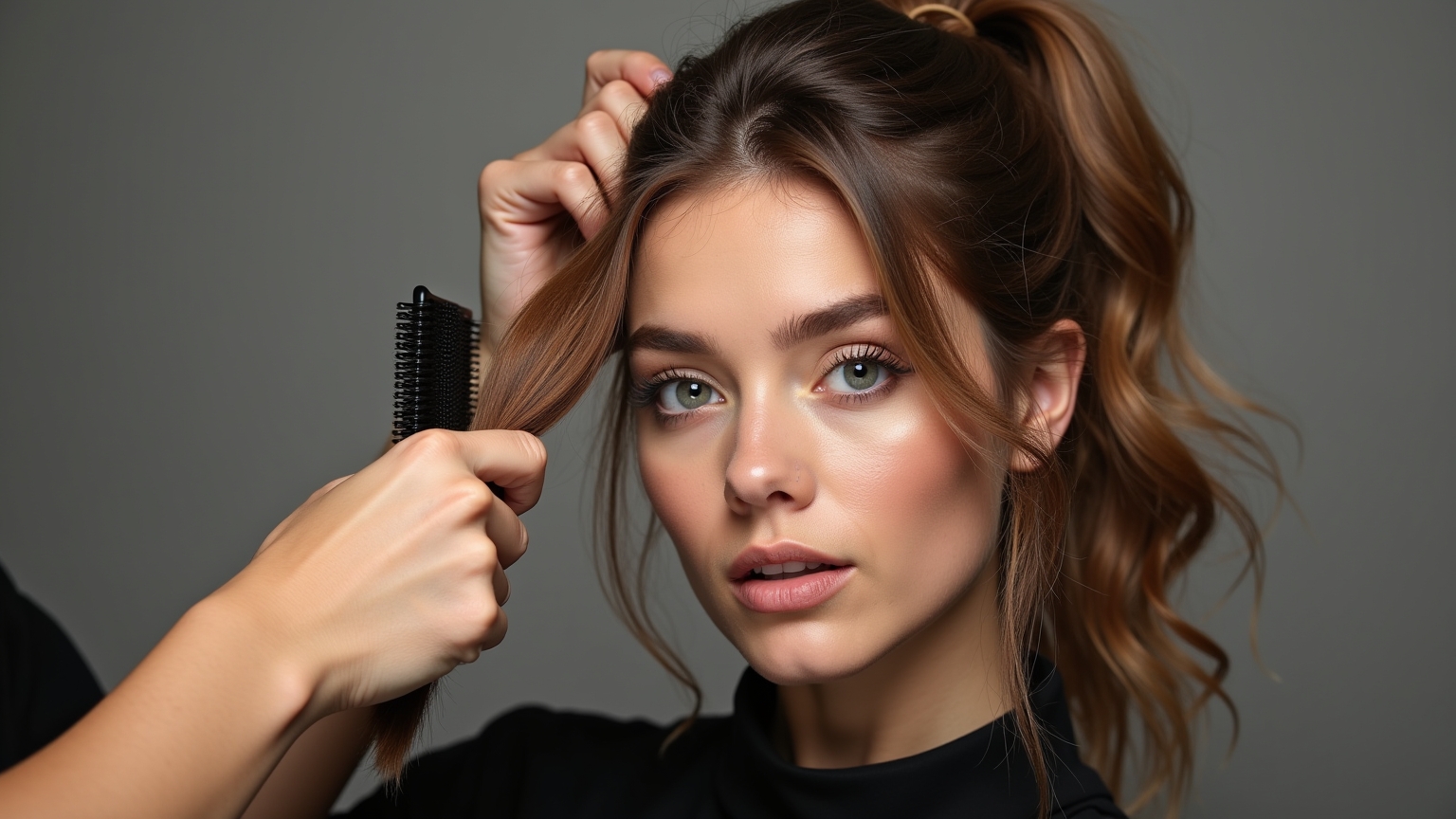 Étapes du brushing cheveux courts