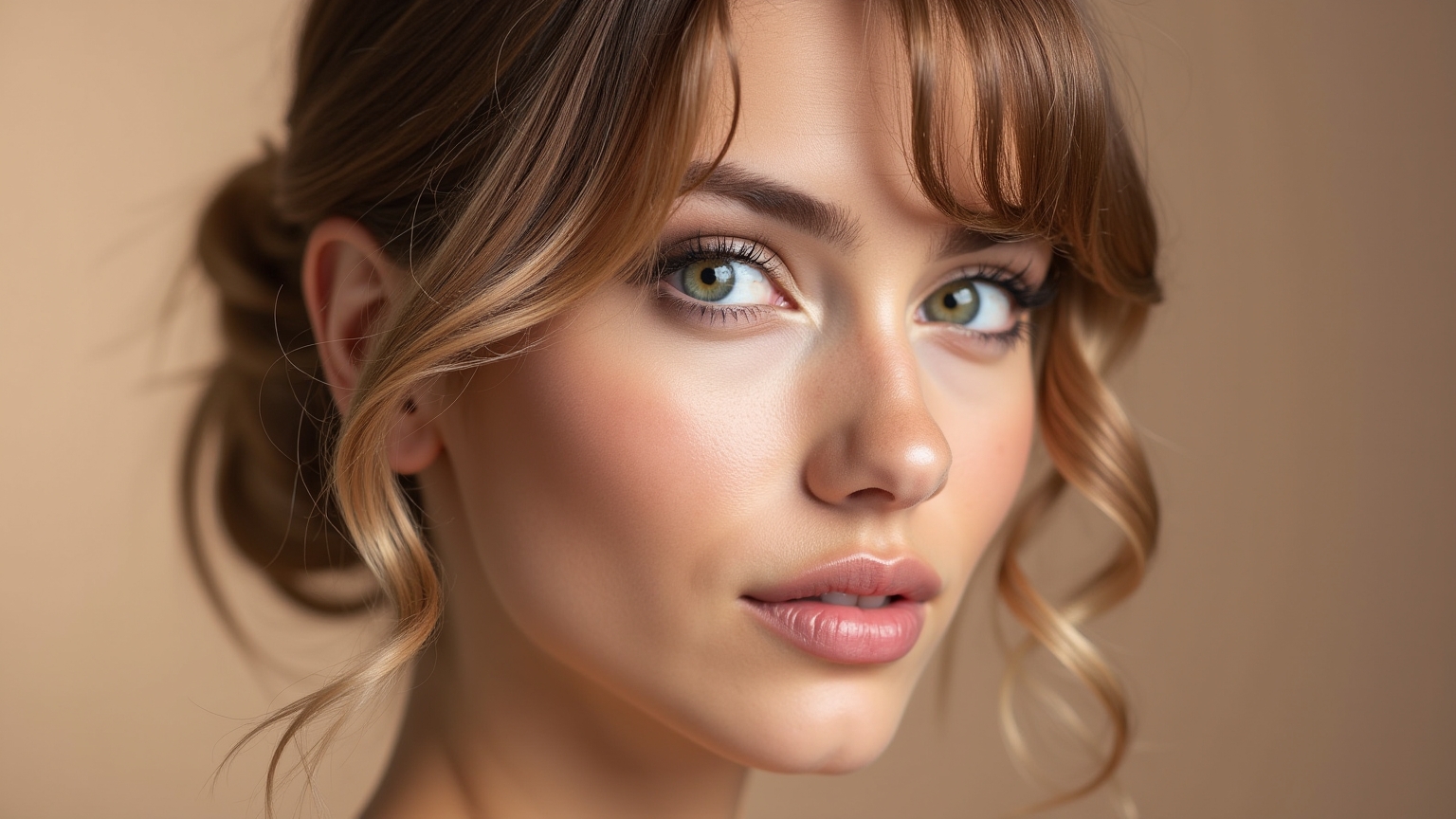 Mèches blondes et caramel réussies