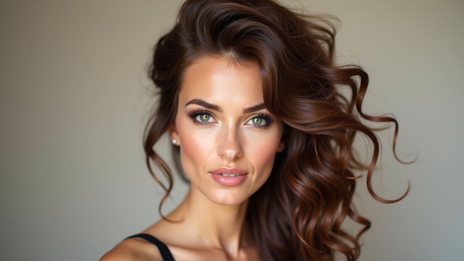 Mise en plis coiffeur étape d'enroulement